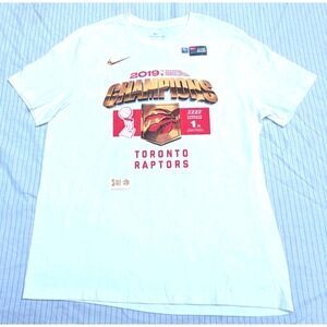 Nike Toronto Raptors‎ NBA Championships T-Shirt Medium Locker Room Tee Brand New